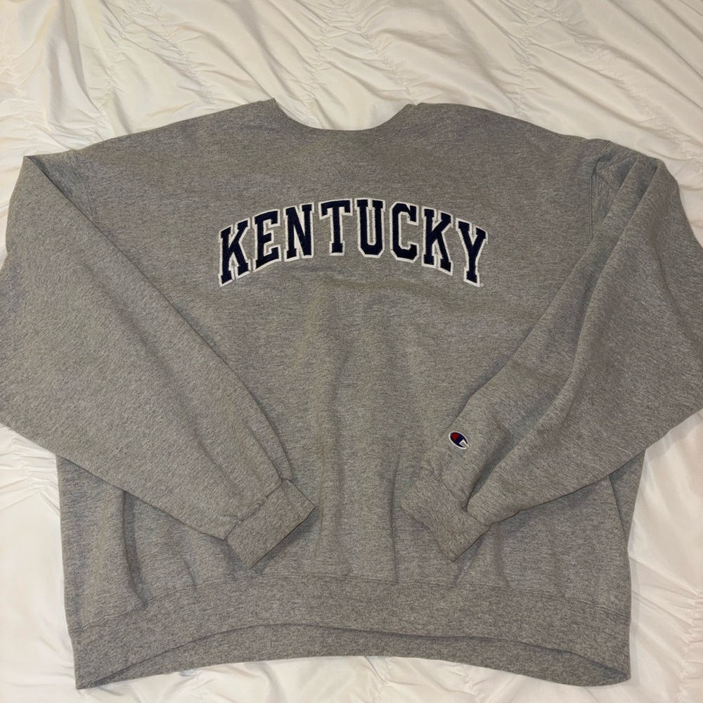 Champion Gray Athletic Sweatshirt